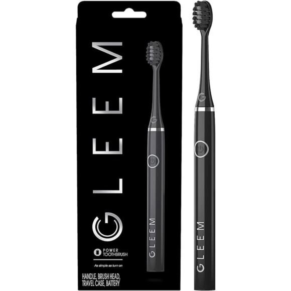 Gleem Battery Powered Electric Toothbrush, Black - Picture 8 of 8